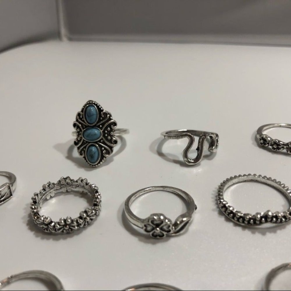 ☀️Boho Silver Ring Set☀️ - Picture 8 of 10